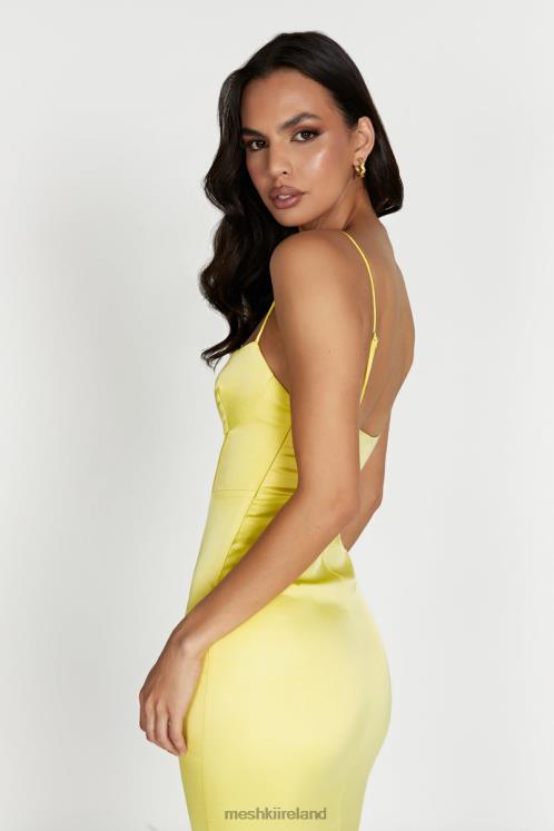 Meshki Desirie Corset Maxi Dress Clothing Lemon 6DX22484