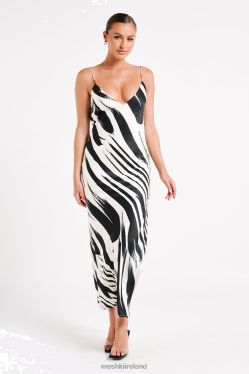 Meshki Emmanuela Printed Maxi Dress Clothing Abstract Print 6DX2217