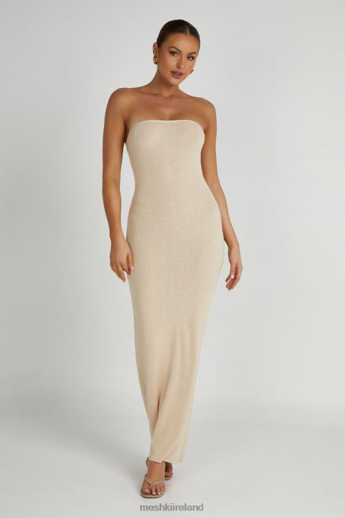 Meshki Emmy Strapless Knit Maxi Dress Clothing Wheat 6DX22155