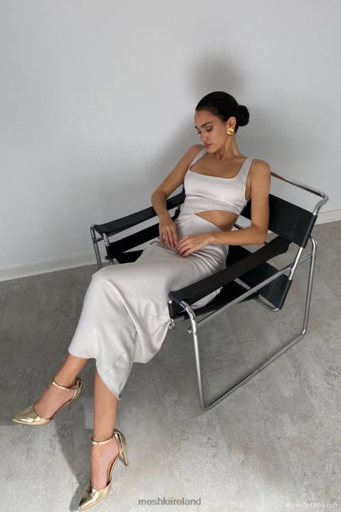 Meshki Gianna Maxi Dress Clothing Silver 6DX22424