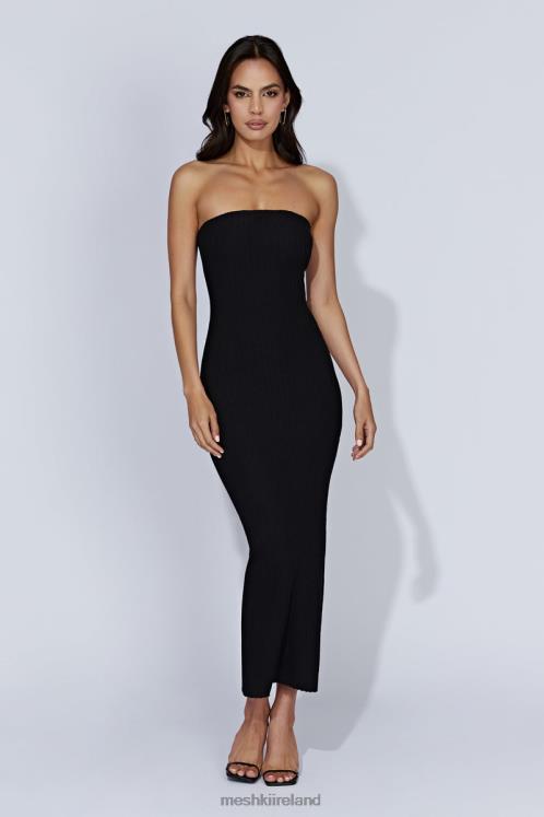 Meshki Imani Strapless Knit Maxi Dress Clothing Black 6DX22645