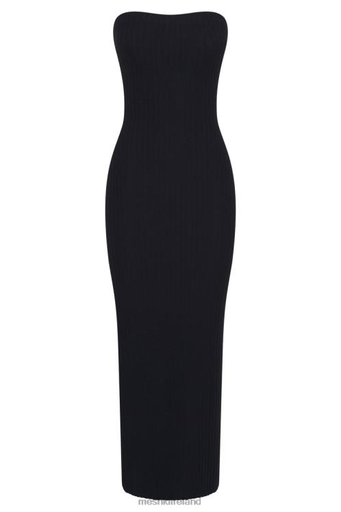 Meshki Imani Strapless Knit Maxi Dress Clothing Black 6DX22645