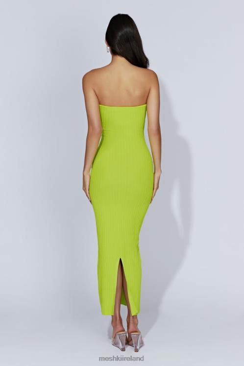 Meshki Imani Strapless Knit Maxi Dress Clothing Fresh Green 6DX22660