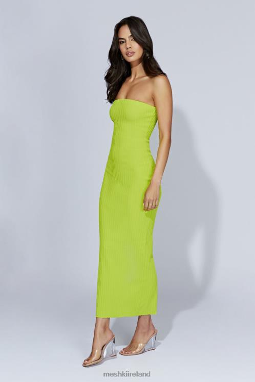 Meshki Imani Strapless Knit Maxi Dress Clothing Fresh Green 6DX22660