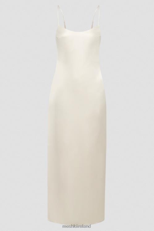 Meshki Jacinda Satin Slip Maxi Dress Clothing Ivory 6DX22373