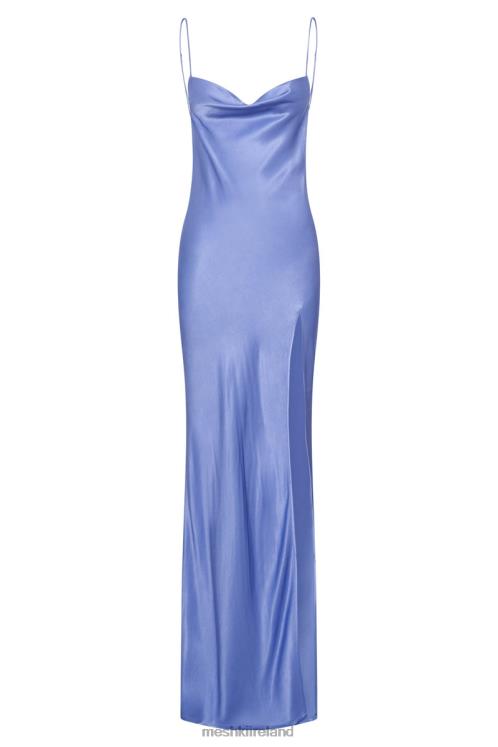 Meshki Jade Cowl Neck Backless Maxi Dress Clothing Lavender 6DX22545