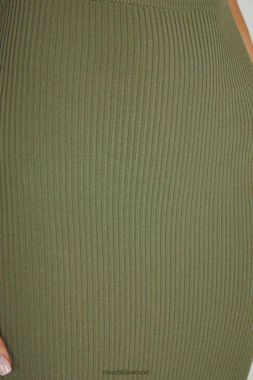 Meshki Kaesha Knit Maxi Dress Clothing Olive 6DX22241