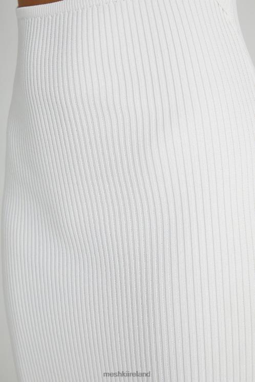 Meshki Kaesha Knit Maxi Dress Clothing White 6DX22227