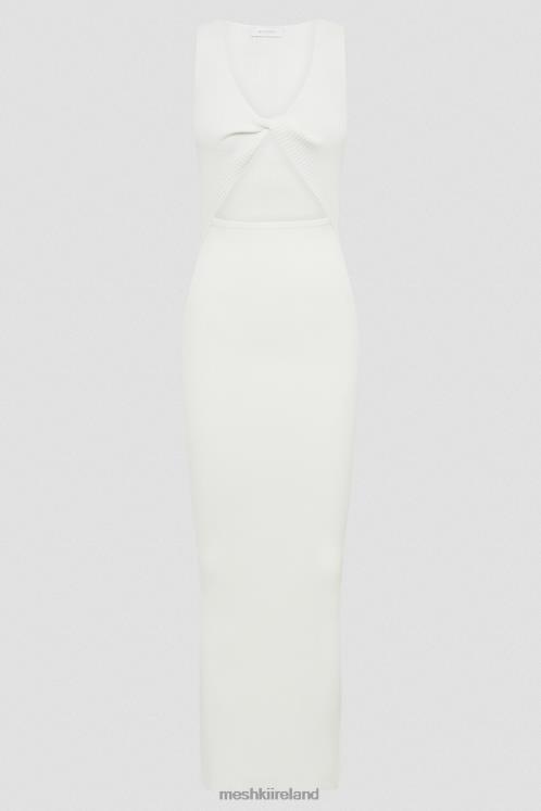 Meshki Kaesha Knit Maxi Dress Clothing White 6DX22227