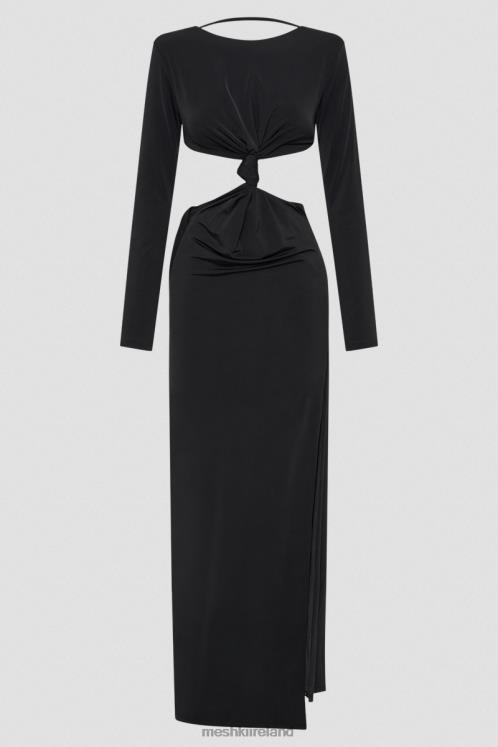 Meshki Kiandra Slinky Knot Maxi Dress Clothing Black 6DX22271