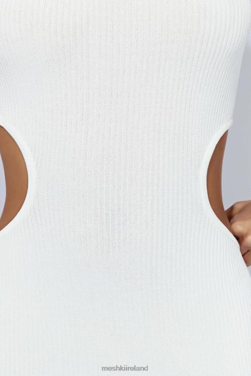 Meshki Kori Knit Bandeau Maxi Dress Clothing White 6DX22668