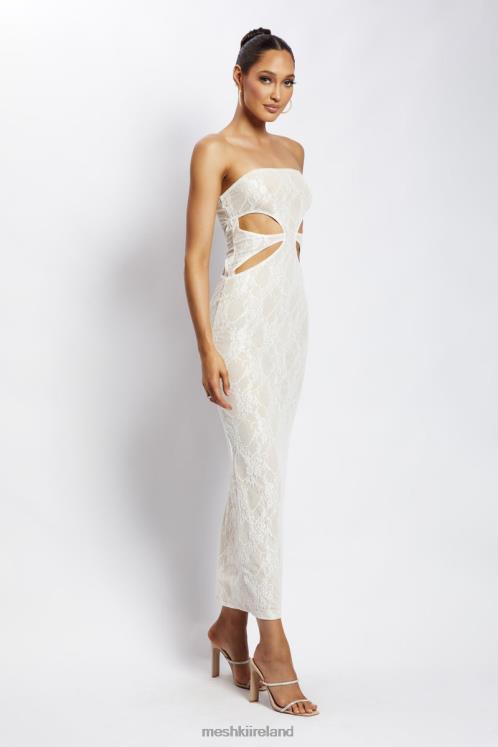 Meshki Krista Cut Out Bandeau Maxi Dress Clothing Nude 6DX22713