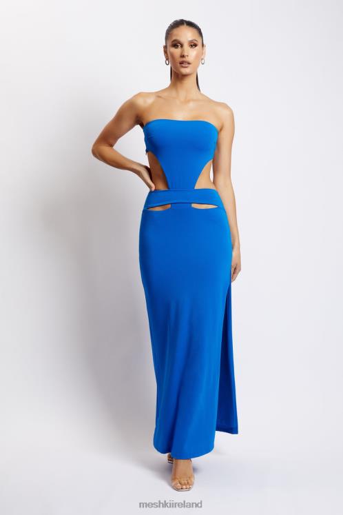 Meshki Marissa Strapless Maxi Dress With Waist Tie Clothing Cobalt Blue 6DX22667
