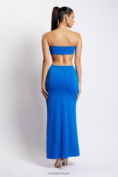 Meshki Marissa Strapless Maxi Dress With Waist Tie Clothing Cobalt Blue 6DX22667