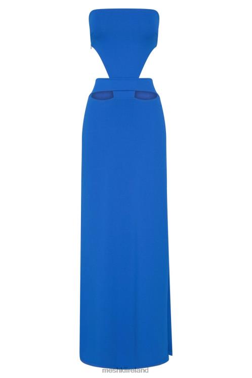 Meshki Marissa Strapless Maxi Dress With Waist Tie Clothing Cobalt Blue 6DX22667