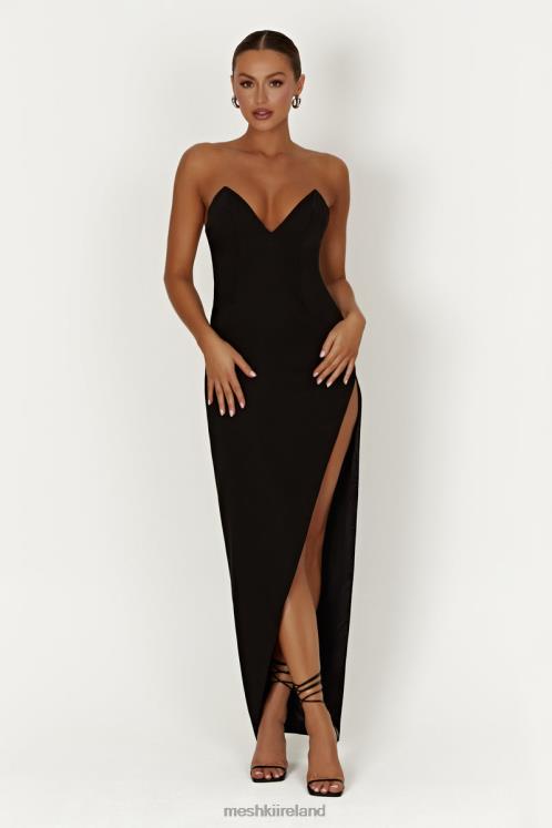 Meshki Natasha Pointed Corset Maxi Dress Clothing Black 6DX22269