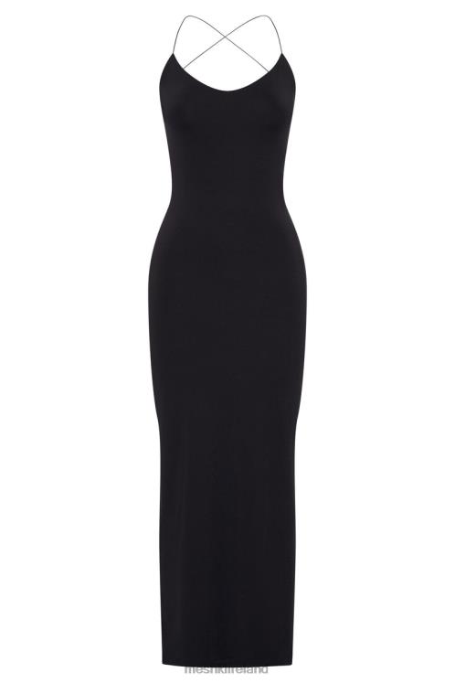 Meshki Sabine Backless Maxi Dress Clothing Black 6DX22245