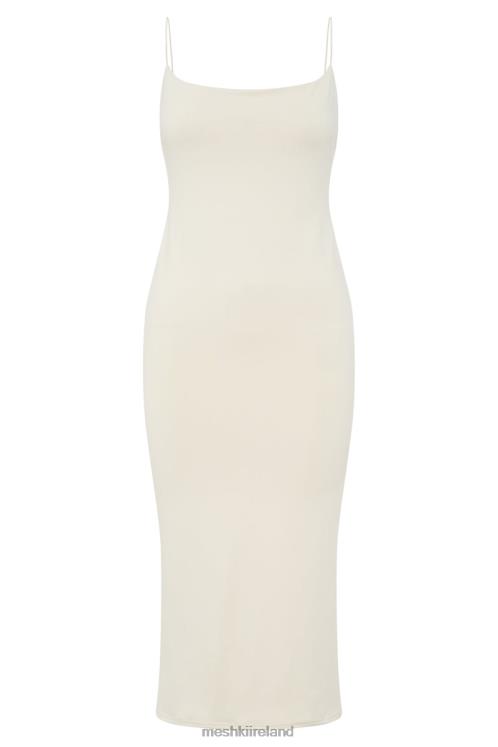 Meshki Sabine Backless Maxi Dress Clothing Cream 6DX22328