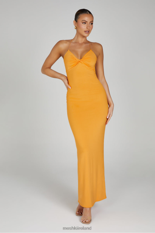 Meshki Sinead Twist Maxi Dress Clothing Orange 6DX22143