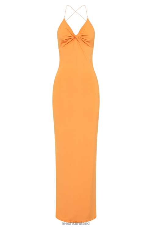 Meshki Sinead Twist Maxi Dress Clothing Orange 6DX22143