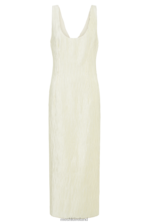 Meshki Theia Plisse Maxi Dress Clothing Ivory 6DX22335