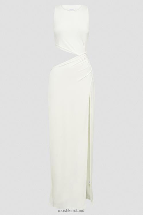 Meshki Vienna Slinky Maxi Dress Clothing White 6DX22209