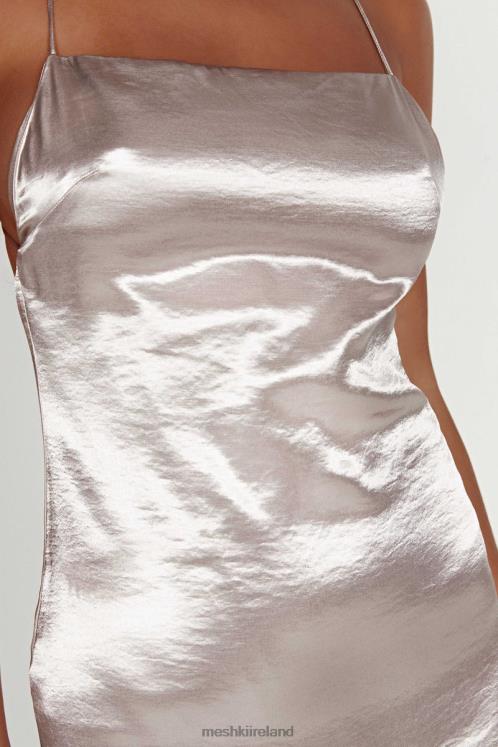 Meshki Whitney Wetlook Maxi Dress Clothing Bronze 6DX22246