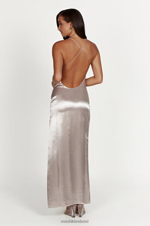 Meshki Whitney Wetlook Maxi Dress Clothing Bronze 6DX22246