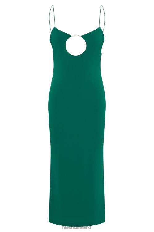 Meshki Ariya Hardware Midi Dress Clothing Emerald 6DX22631