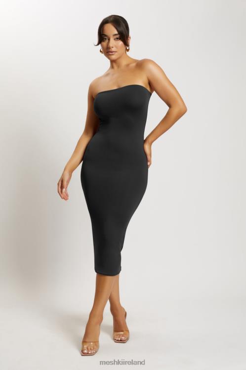 Meshki Cassidy Strapless Midi Dress Clothing Black 6DX22677