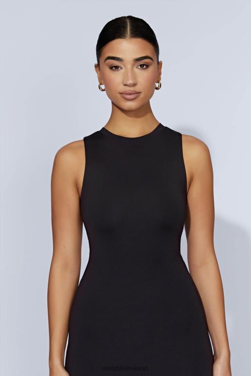 Meshki Jill Sleeveless Tank Midi Dress Clothing Black 6DX22467