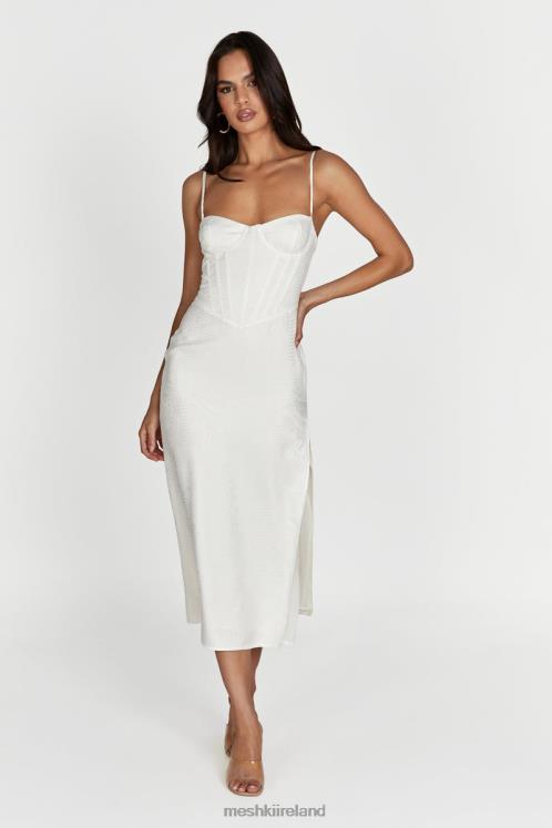 Meshki Maggie Corset Midi Dress Clothing Bone 6DX22570