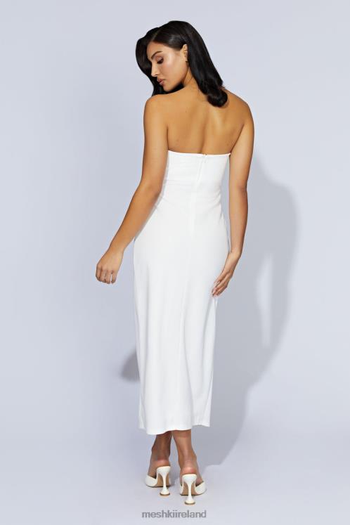 Meshki Mercer E-Hook Midi Dress Clothing Bone 6DX22686