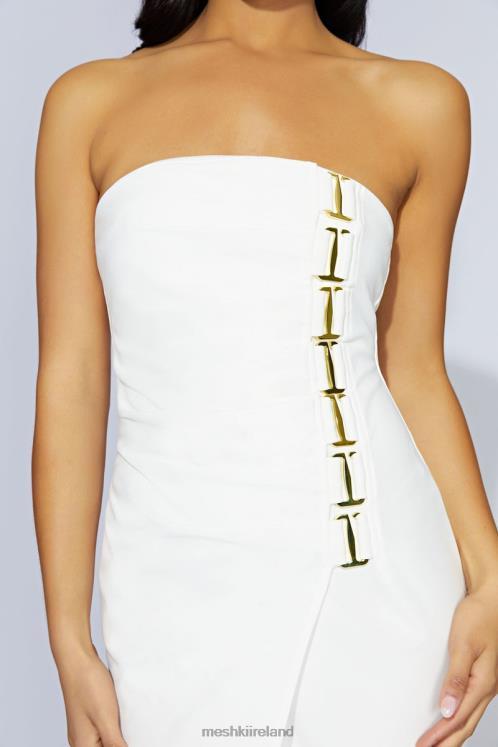 Meshki Mercer E-Hook Midi Dress Clothing Bone 6DX22686