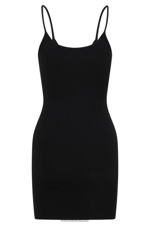 Meshki Alexis Mini Ribbed Dress Clothing Black 6DX22725