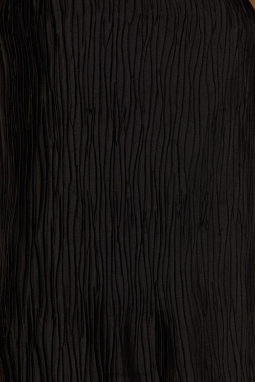 Meshki Athena Plisse Mini Shift Dress Clothing Black 6DX22320