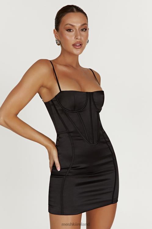 Meshki Bridget Corset Mini Dress Clothing Black 6DX22397
