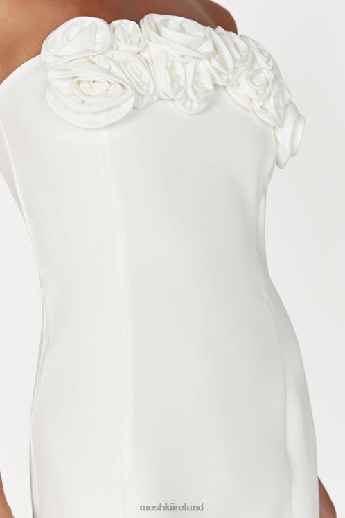 Meshki Brooks Rose Mini Dress Clothing White 6DX22250
