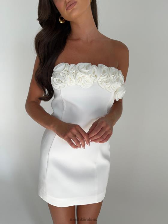 Meshki Brooks Rose Mini Dress Clothing White 6DX22250