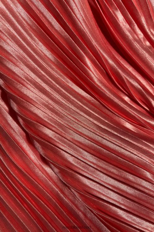 Meshki Darya Pleated Mini Halter Dress Clothing Rosewater 6DX22603