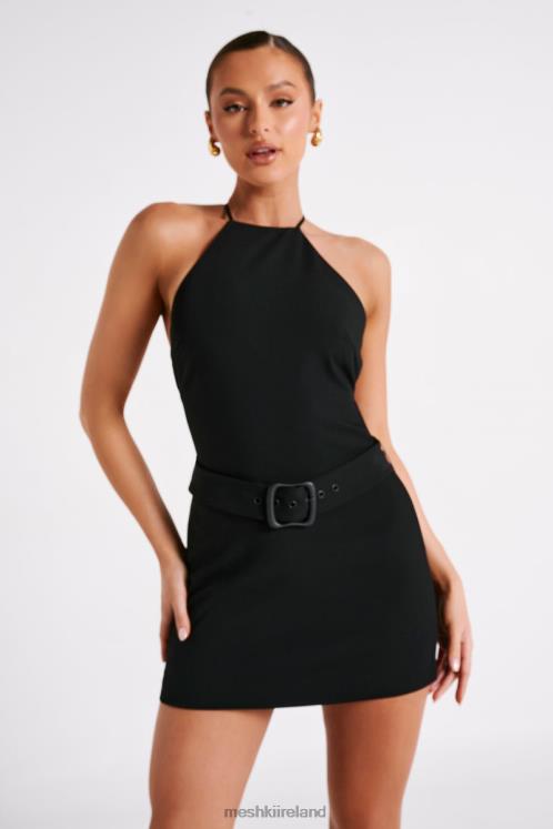 Meshki Diana Suiting Mini Dress Clothing Black 6DX2270