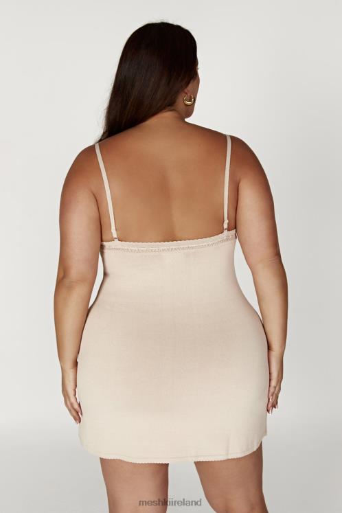 Meshki Ellis Pointelle Knit Mini Dress Clothing Bone 6DX22282