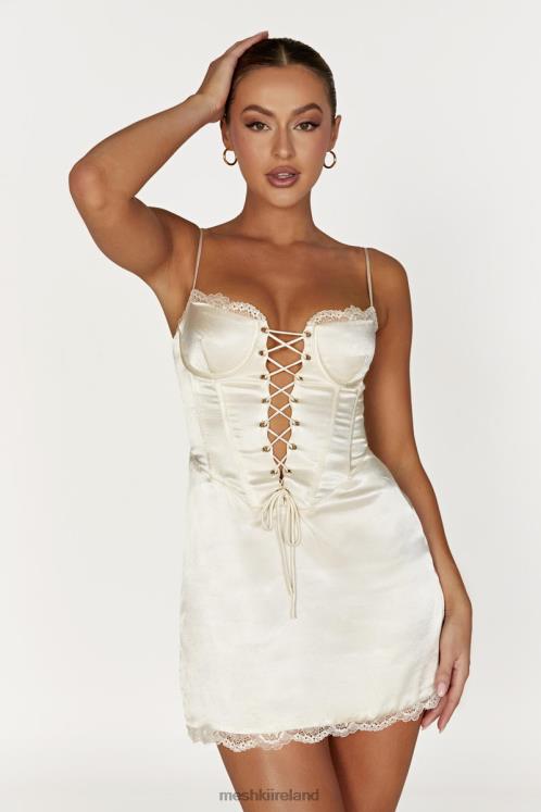 Meshki Kalila Corset Mini Dress Clothing Ivory 6DX22294