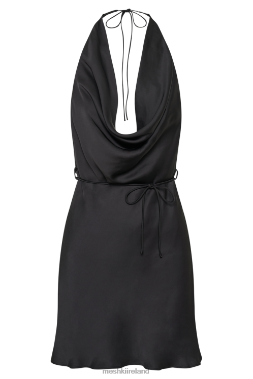 Meshki Lorena Halter Mini Dress Clothing Black 6DX2225
