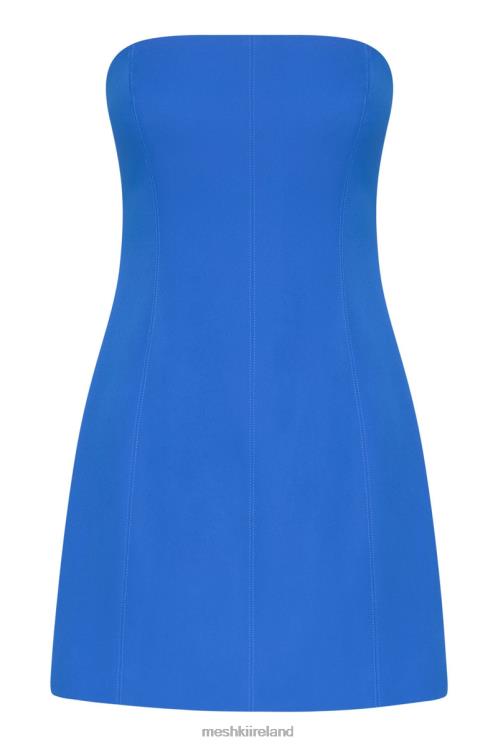 Meshki Maci Crepe Mini Dress Clothing Cobalt Blue 6DX22174