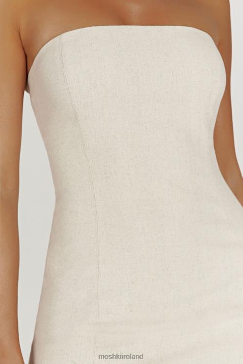 Meshki Maci Linen Mini Dress Clothing Natural 6DX22381
