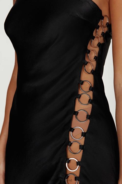 Meshki Maura Ring Mini Dress Clothing Black 6DX22745