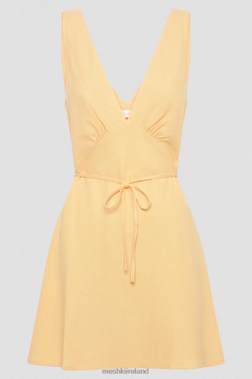 Meshki Nessa Linen Mini Dress Clothing Mango 6DX22351