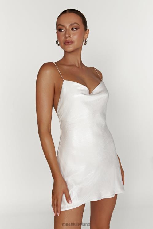 Meshki Rhea Cowl Mini Dress Clothing Pearl 6DX22591