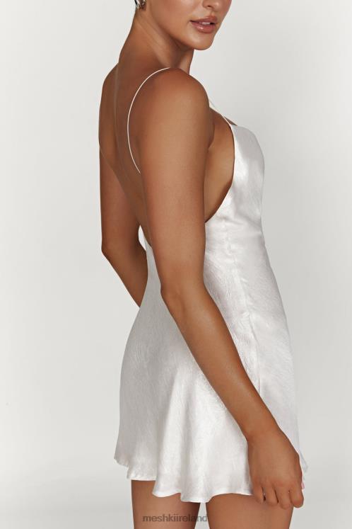 Meshki Rhea Cowl Mini Dress Clothing Pearl 6DX22591